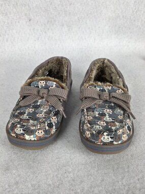 Skechers Women's Bob's Too Cozy Cats Meow Parade Slippers Size 8